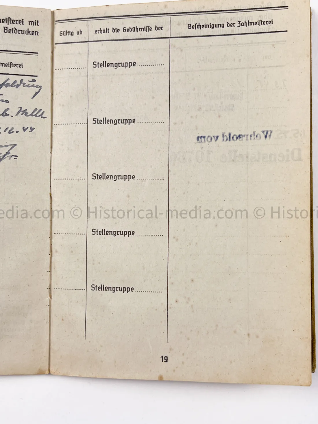 HEER SOLDBUCH - ARMEE PANZER JÄGER ABTEILUNG 744 - MARDER II + HETZER