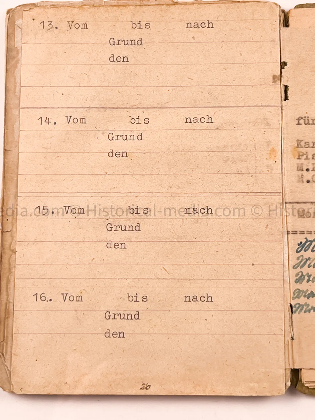 HEER SOLDBUCH - PANZER JÄGER ABTEILUNG 20 - 30. PANZER GRENADIER DIVISION - - SUDETENLAND, POLAND, FRANCE, RUSSIA, BATTLE OF BERLIN - NINE AWARDS!