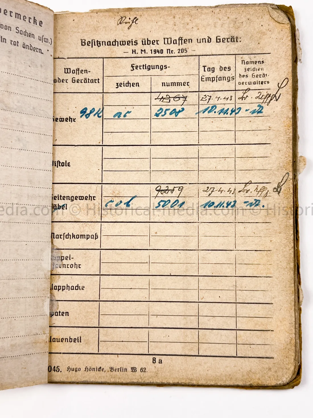 HEER SOLDBUCH - STURMGESCHÜTZ ABTEILUNG 209 + 286