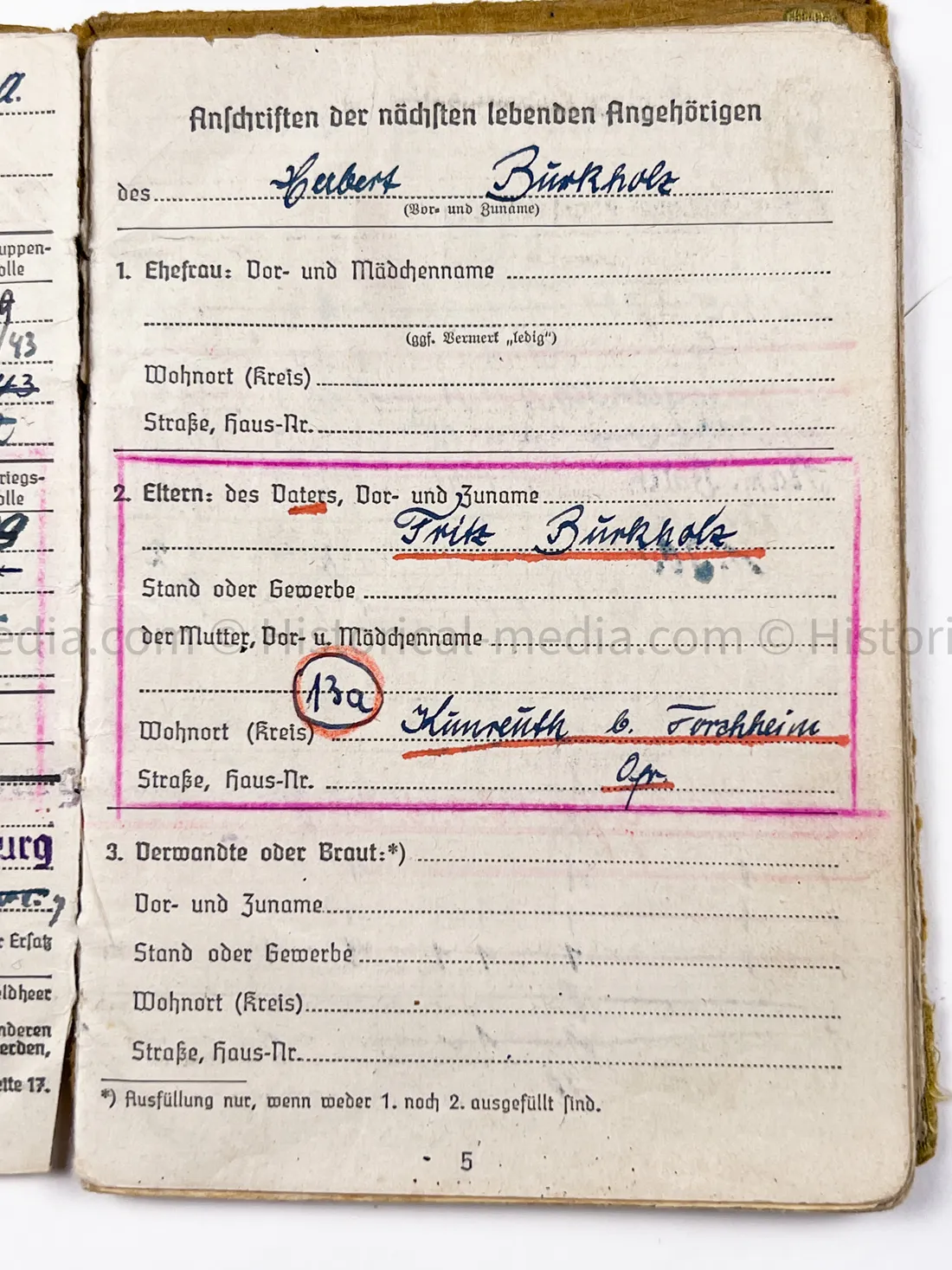 HEER SOLDBUCH - ARTILLERIE REGIMENT 67 - STURMGESCHÜTZ