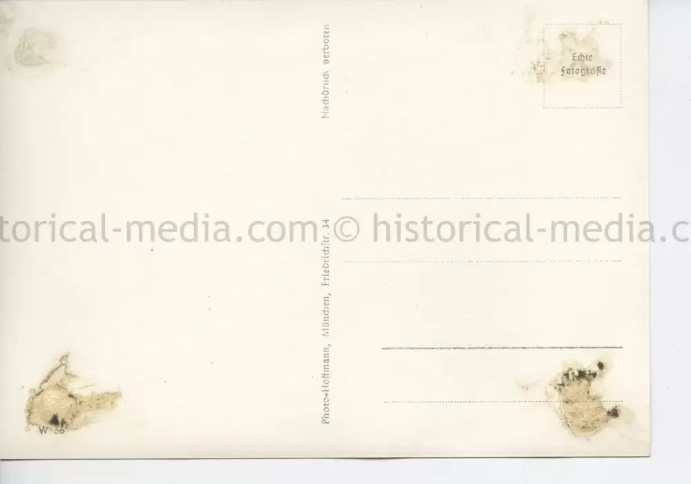 POSTCARD PHOTO - HITLER VISITS MEMORIAL AT LANGEMARCK