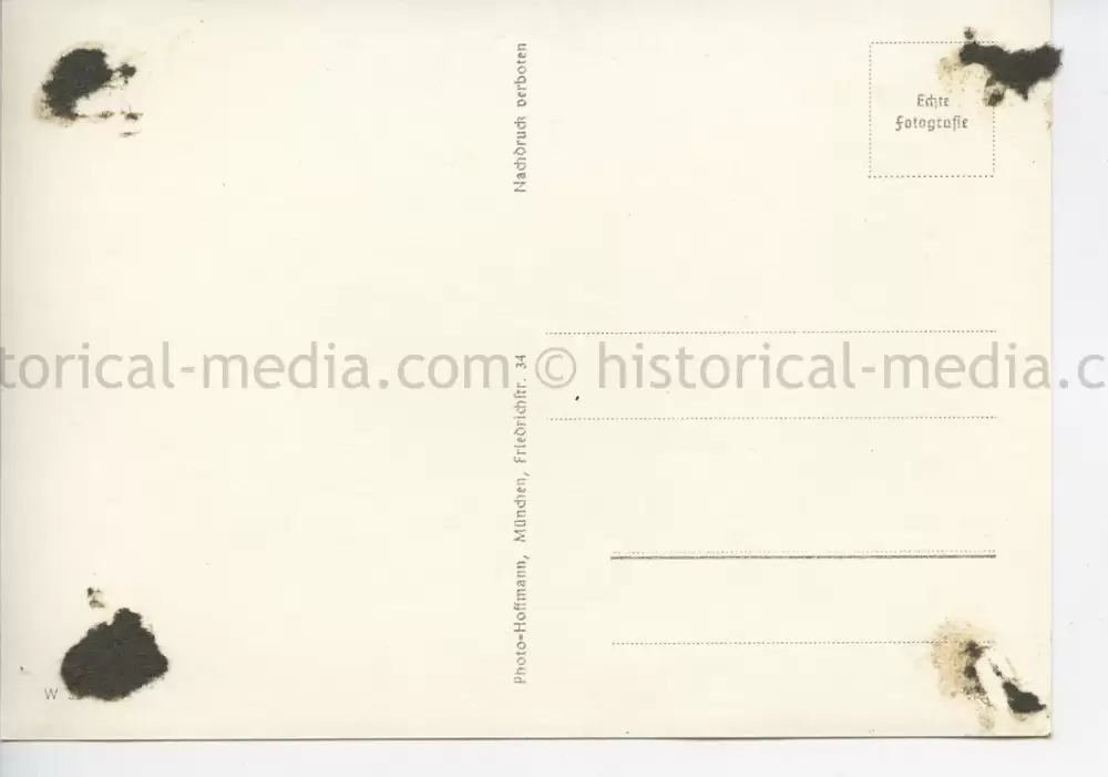 POSTCARD PHOTO - HITLER & GENERALS IN VOGESEN - 1940