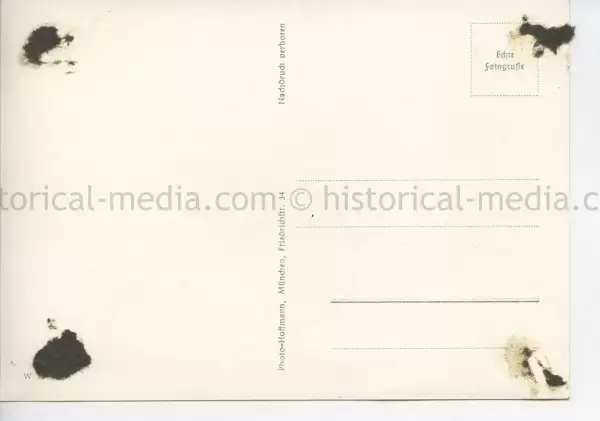 POSTCARD PHOTO - HITLER & GENERALS IN VOGESEN - 1940
