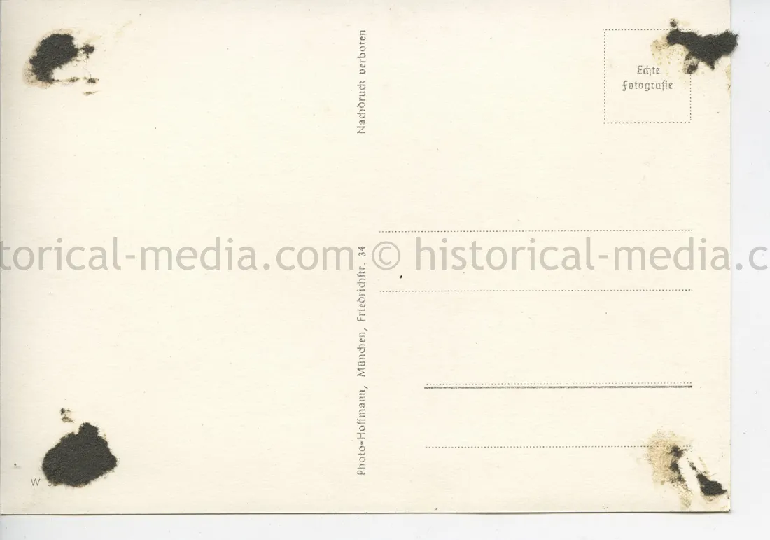 POSTCARD PHOTO - HITLER & GENERALS IN VOGESEN - 1940