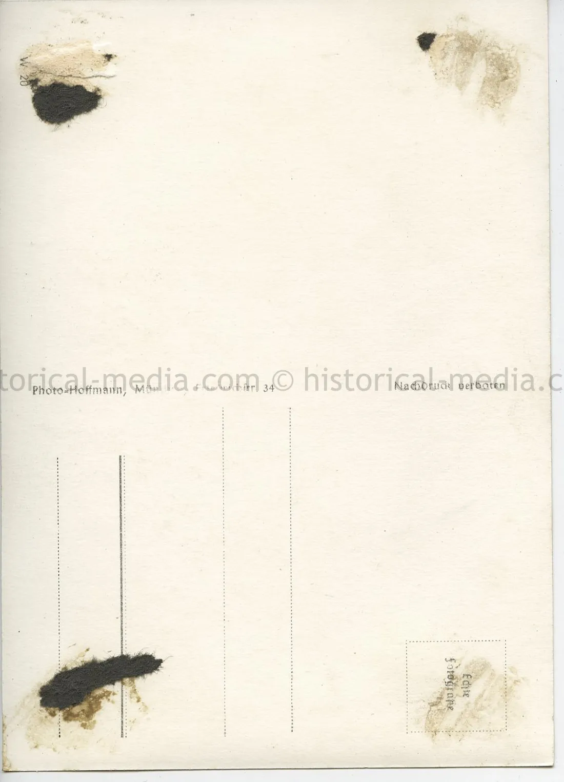 POSTCARD PHOTO - HITLER & GENERALS VISIT PARIS ARMY MUSEUM 1940