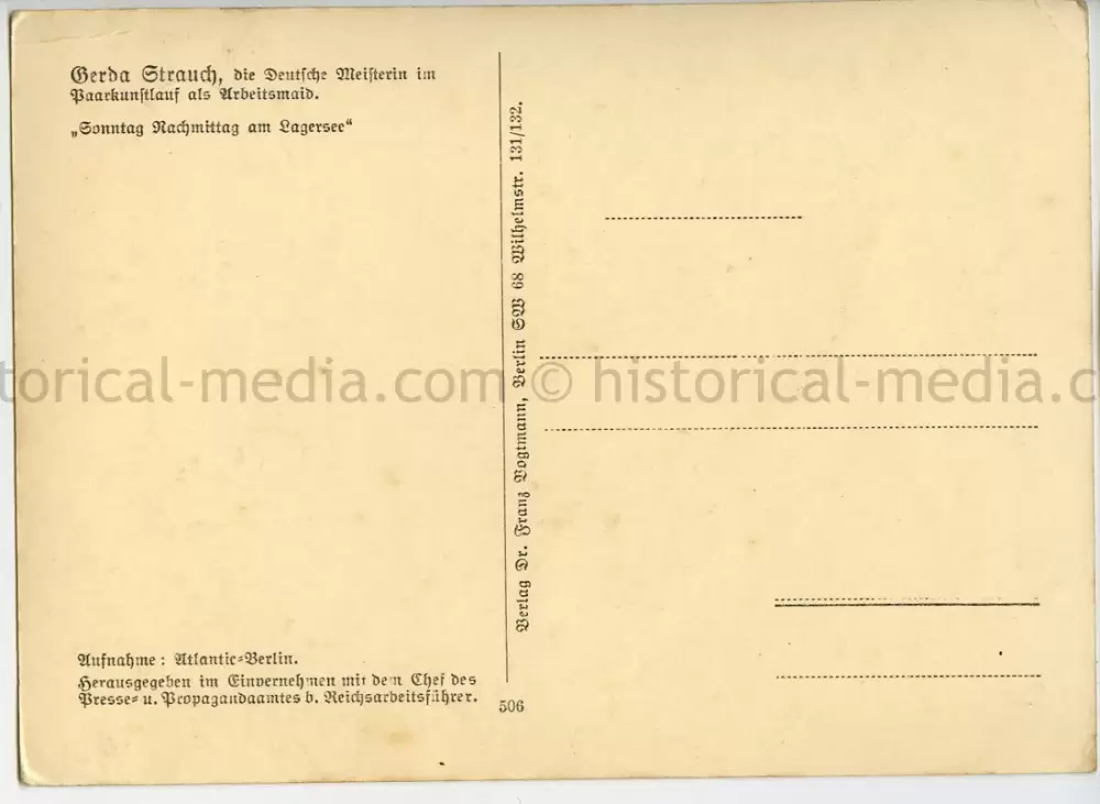 POSTCARD PHOTO - FEMALE RAD GIRLS - „SONNTAG NACHMITTAG AM SAGERSEE"
