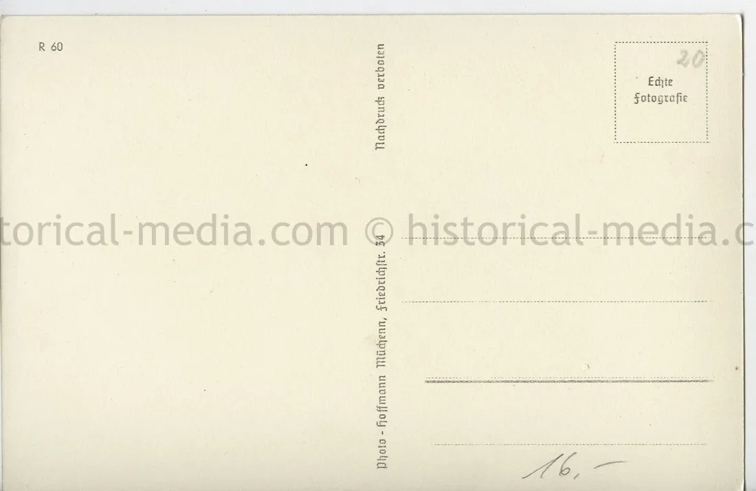 KNIGHTS CROSS WINNER POSTCARD PORTRAIT PHOTO - GENERAL CRUWELL - DAK