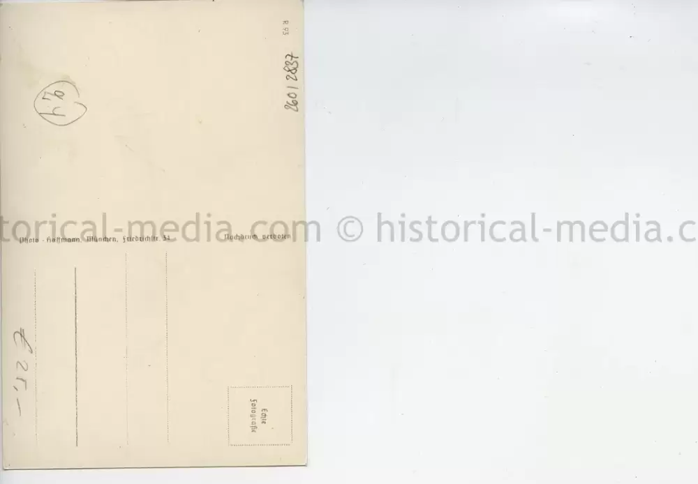 KNIGHTS CROSS WINNER POSTCARD PORTRAIT PHOTO - HUGO PRIMOZIC - STURMGESCHÜTZ-ABTEILUNG 667