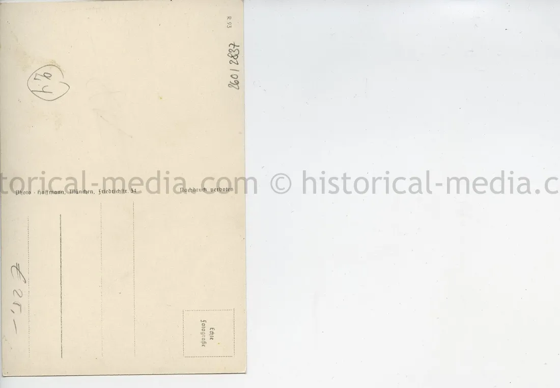 KNIGHTS CROSS WINNER POSTCARD PORTRAIT PHOTO - HUGO PRIMOZIC - STURMGESCHÜTZ-ABTEILUNG 667
