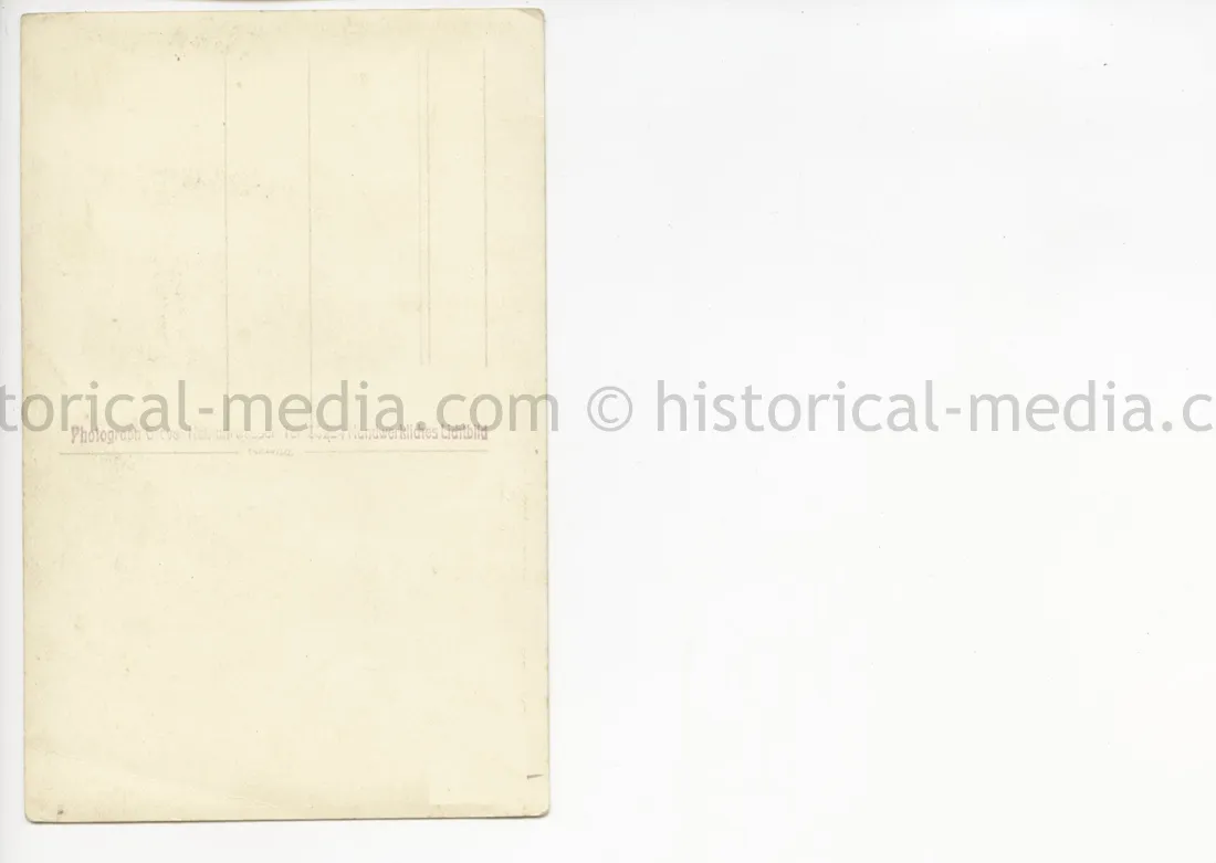 STUDIO PORTRAIT PHOTO - KRIEGSMARINE SAILOR + BLOCKAGE BREAKER BADGE