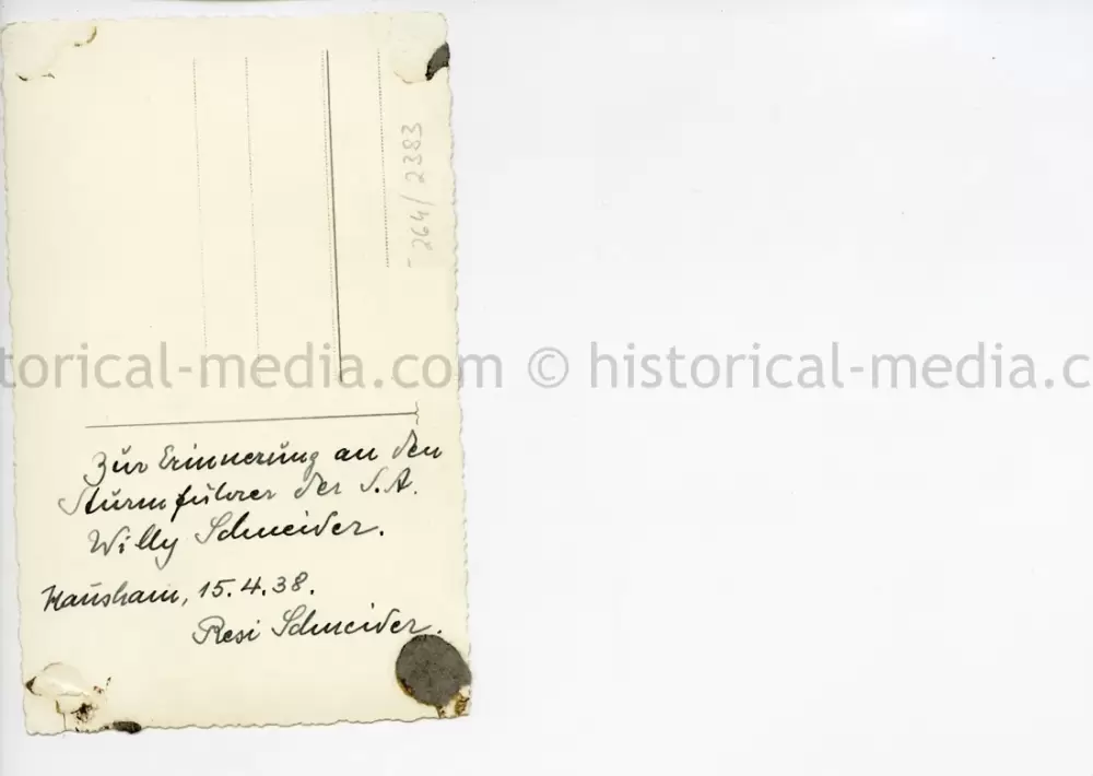 STUDIO PORTRAIT PHOTO - SA MAN WEARING HUGE MEDAL BAR! - NAMED
