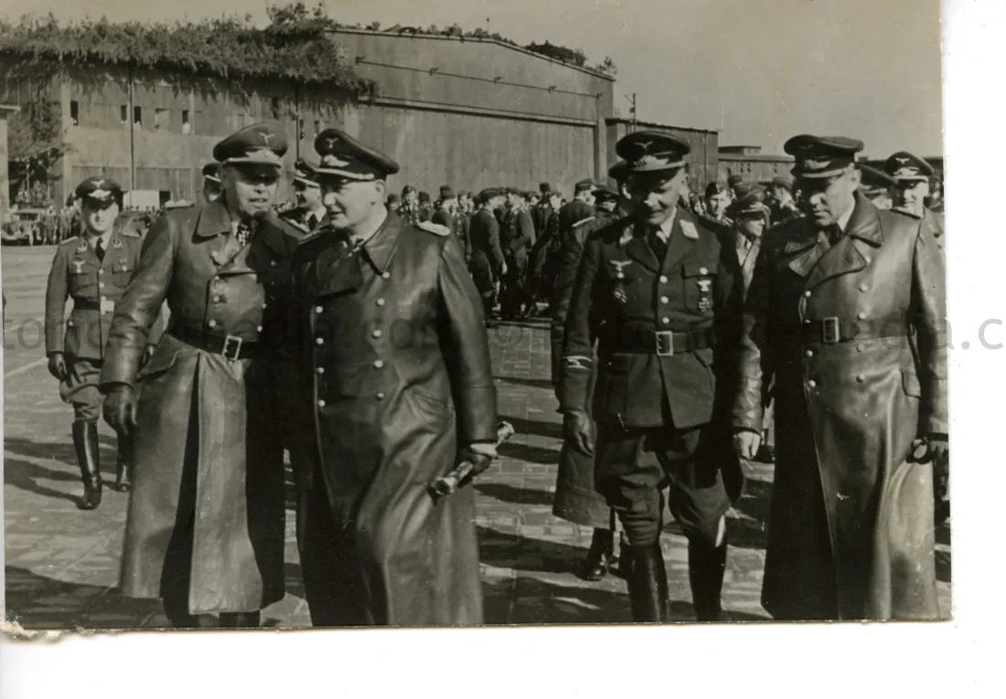 ORIGINAL PRIVATE PHOTO OF HERMANN GOERING IN THE FIELD