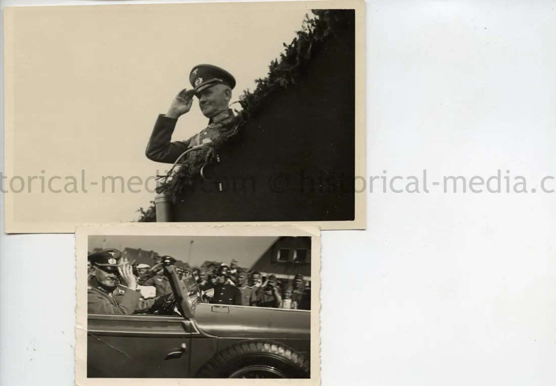 2x ORIGINAL PRIVATE PHOTOS OF WERNER V. BLOMBERG