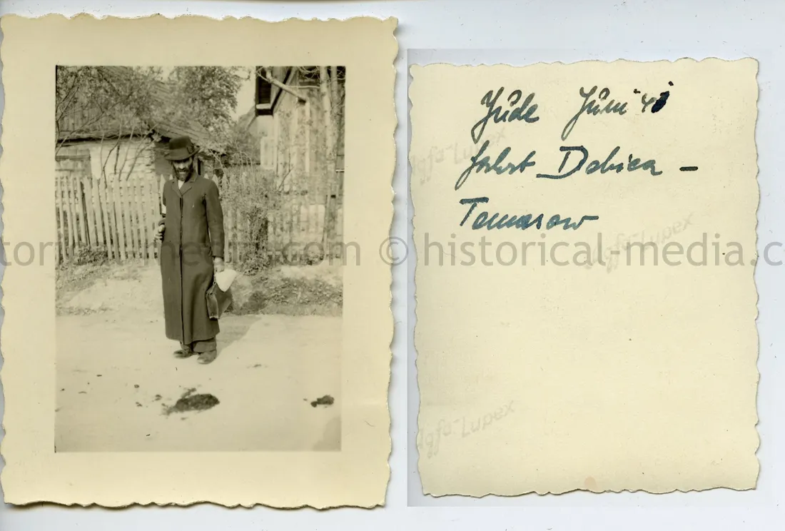 PHOTO OF POLISH JEW TAKEN BY A GERMAN SOLDIER - DEBICA