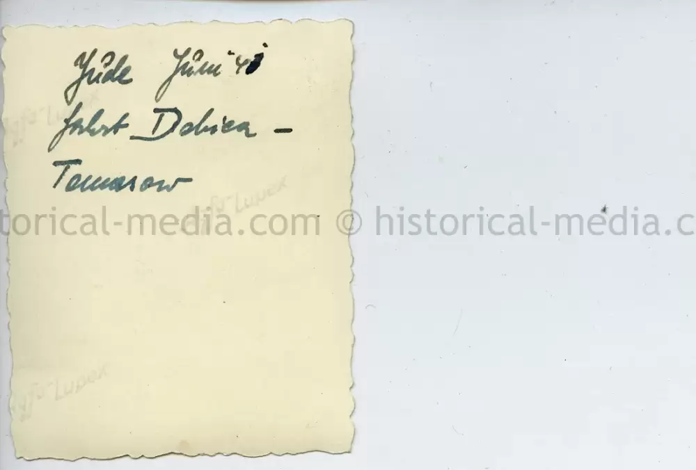 PHOTO OF POLISH JEW TAKEN BY A GERMAN SOLDIER - DEBICA