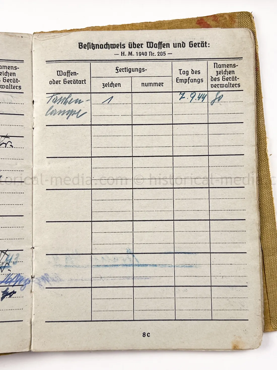 SOLDBUCH - HEERES PANZER JAEGER ABTEILUNG (Sf.) 731 - JAGDPANZER 38 HETZER - KURLAND