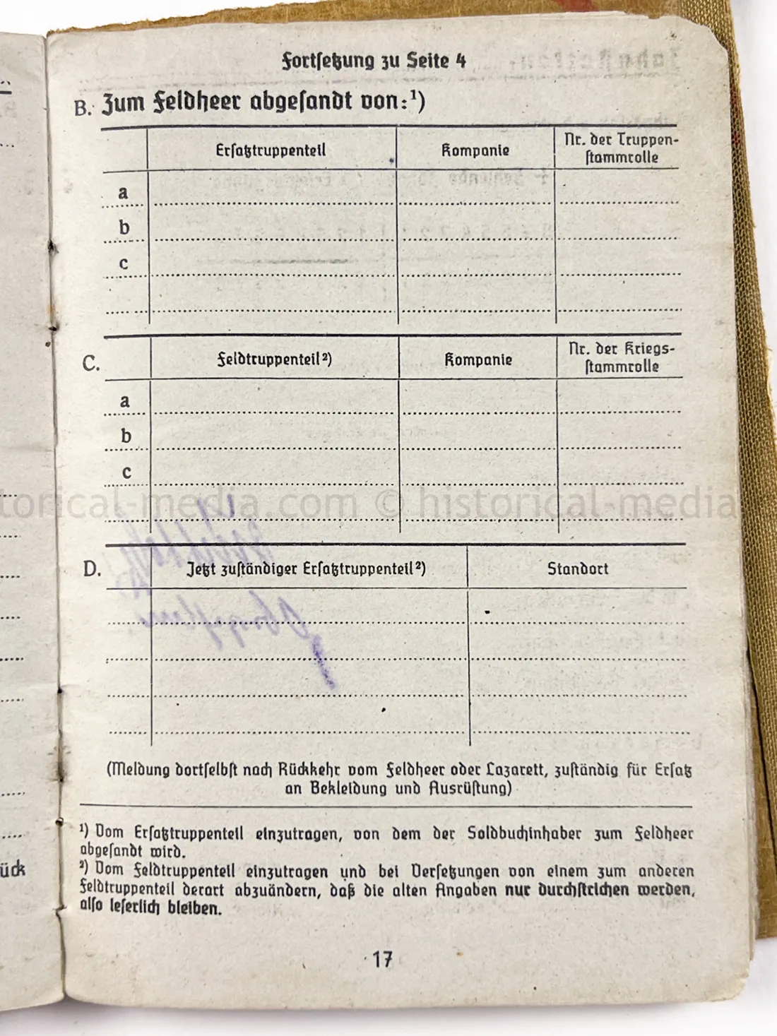SOLDBUCH - HEERES PANZER JAEGER ABTEILUNG (Sf.) 731 - JAGDPANZER 38 HETZER - KURLAND