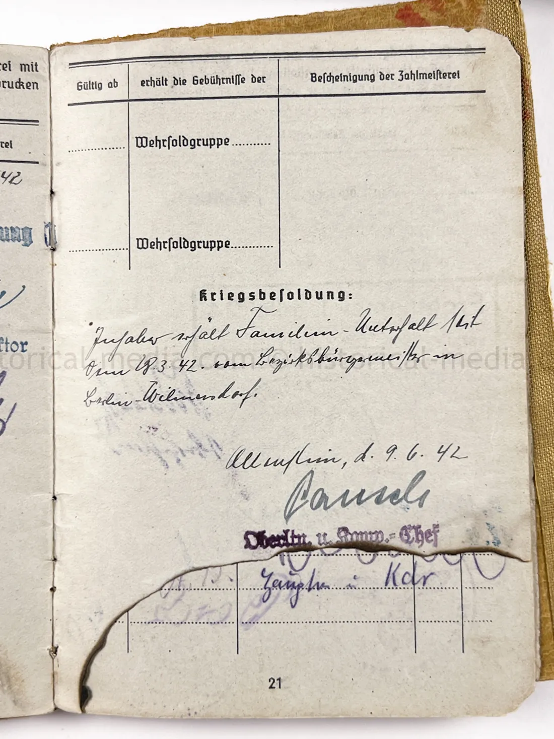 SOLDBUCH - HEERES PANZER JAEGER ABTEILUNG (Sf.) 731 - JAGDPANZER 38 HETZER - KURLAND