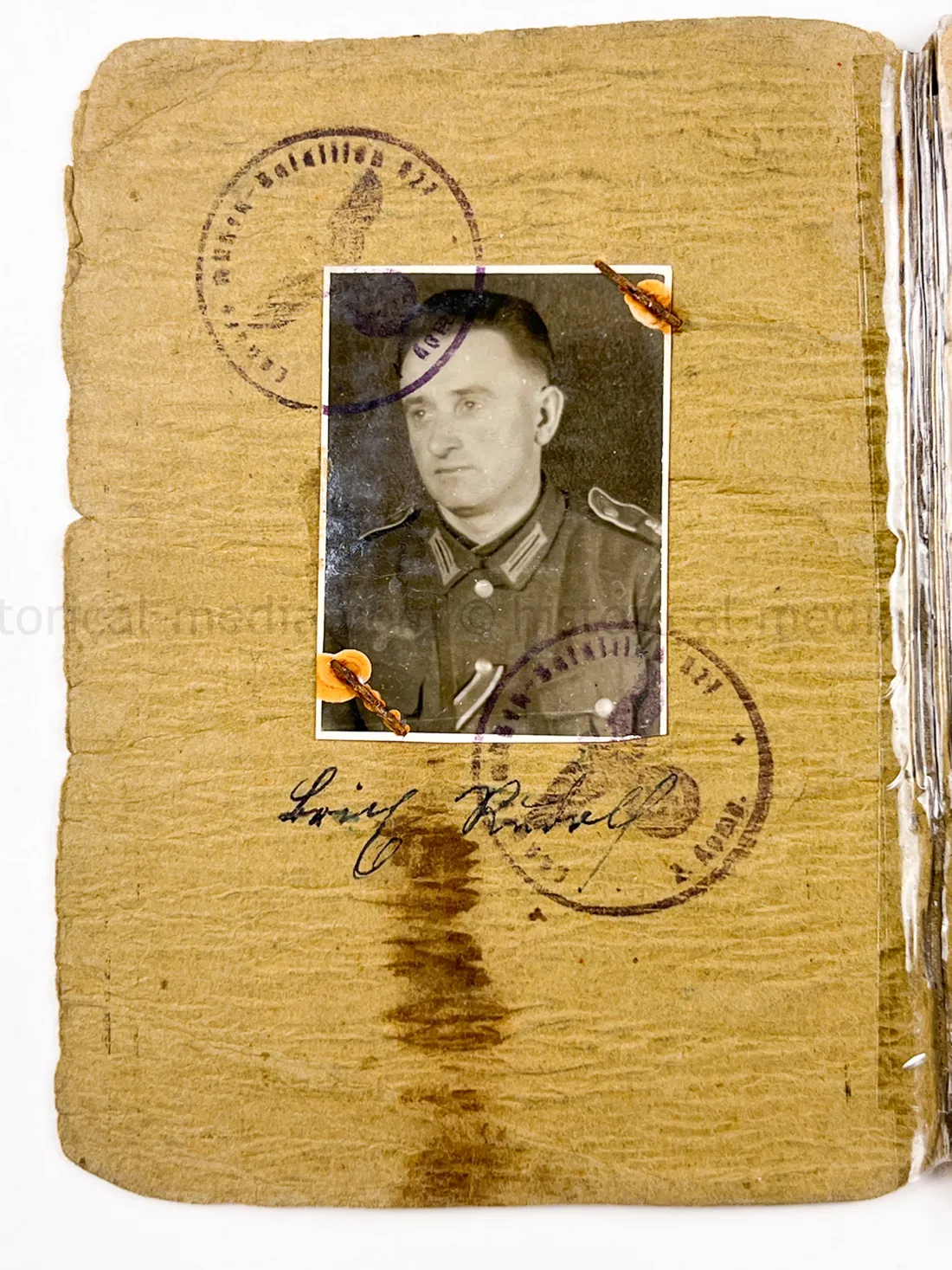 SOLDBUCH - GRENADIER REGIMENT 289 - 98 INFANTERIE DIVISION - NAHKAMPFSPANGE - KUBAN, ITALY