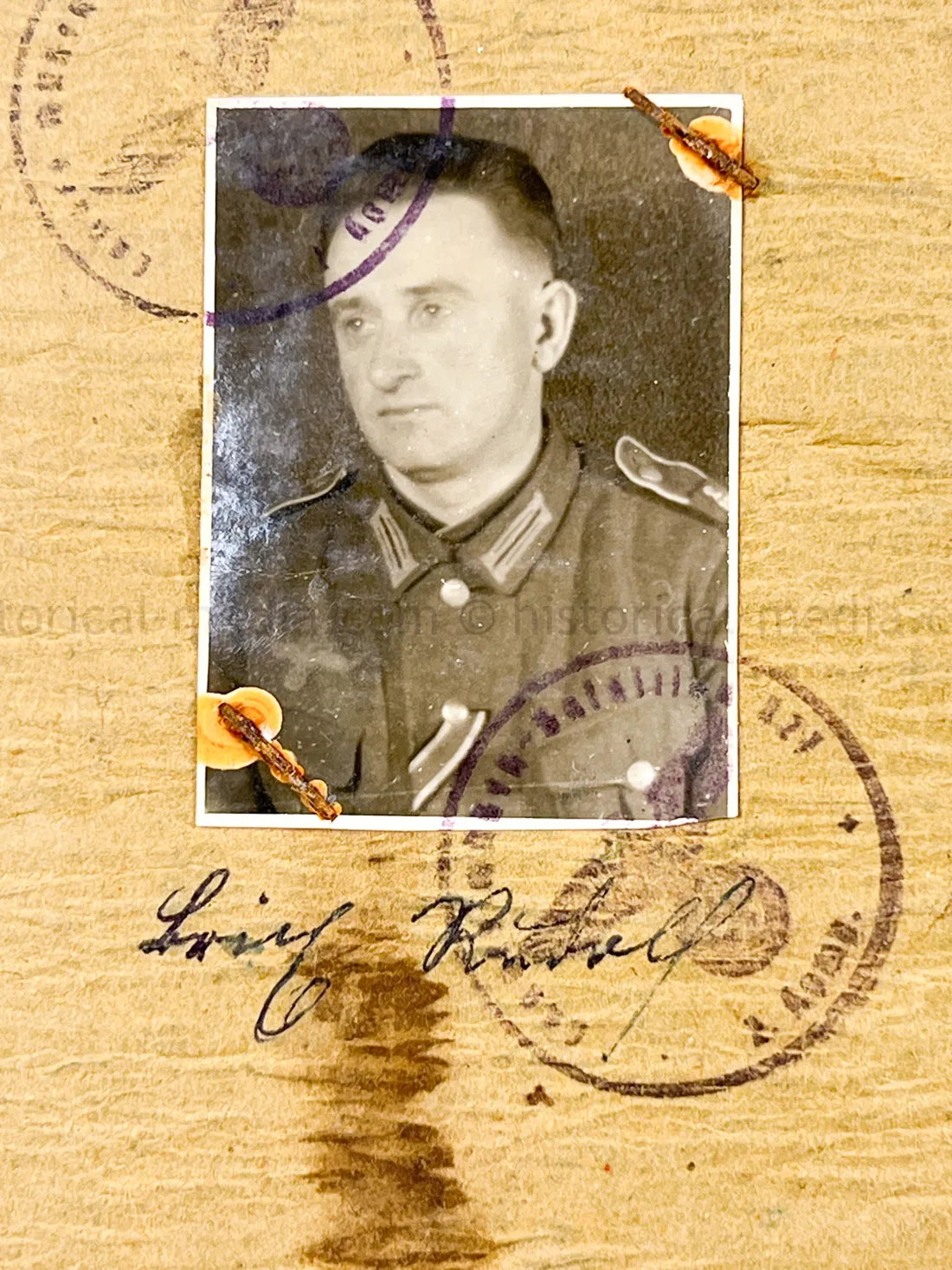 SOLDBUCH - GRENADIER REGIMENT 289 - 98 INFANTERIE DIVISION - NAHKAMPFSPANGE - KUBAN, ITALY
