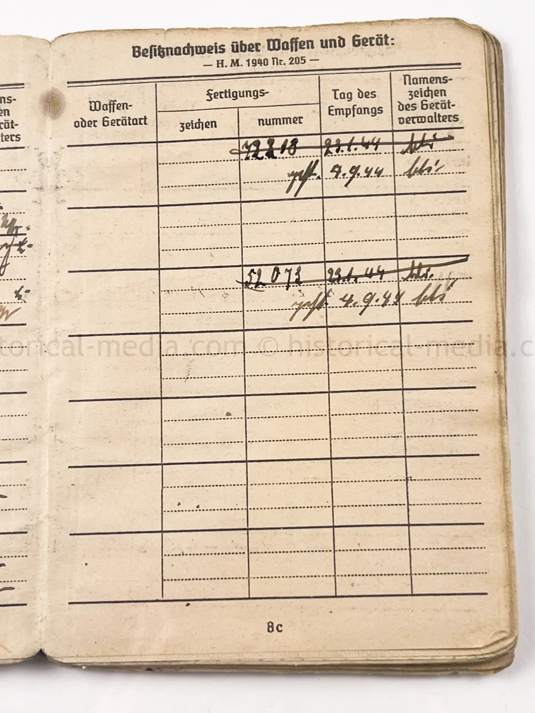 SOLDBUCH - GRENADIER REGIMENT 289 - 98 INFANTERIE DIVISION - NAHKAMPFSPANGE - KUBAN, ITALY