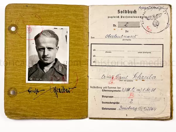 SOLDBUCH - BEOBACHTUNGS ABTEILUNG (TBEW.) 57 - VISTULA, MEISSEN