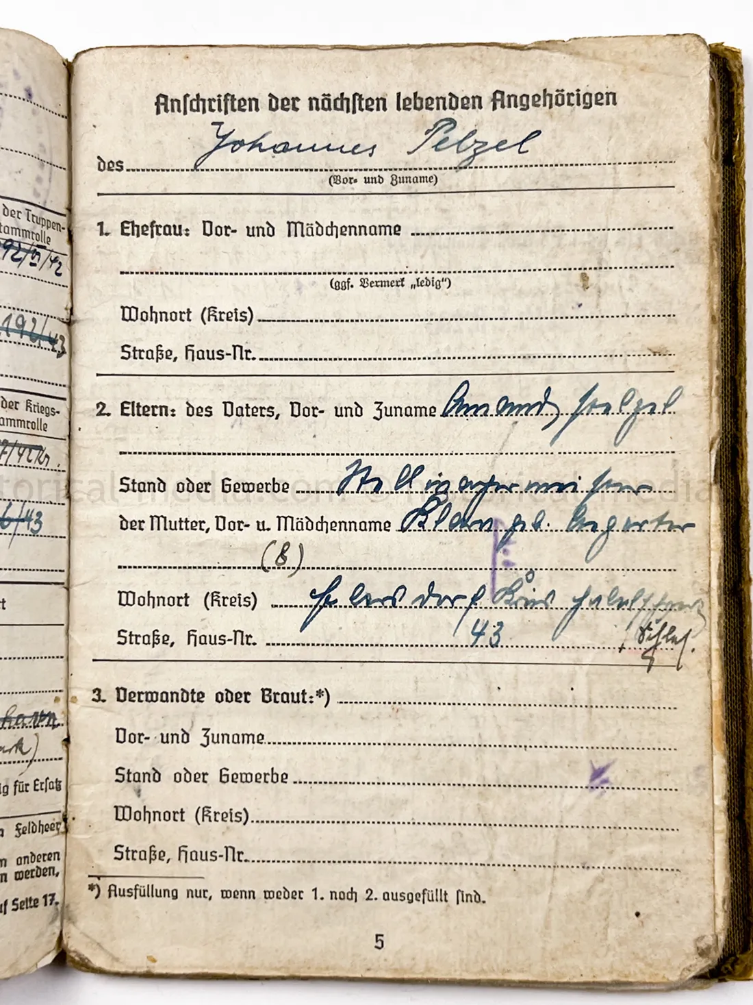 SOLDBUCH & ID TAG - STURMGESCHÜTZ ABTEILUNG 259