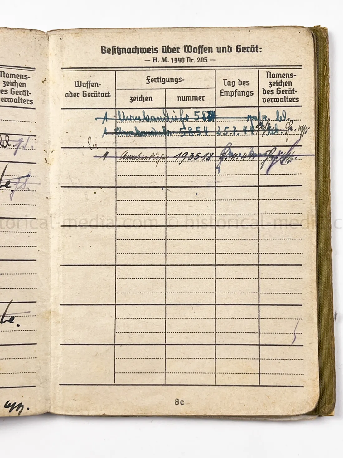 SOLDBUCH & ID TAG - STURMGESCHÜTZ ABTEILUNG 259