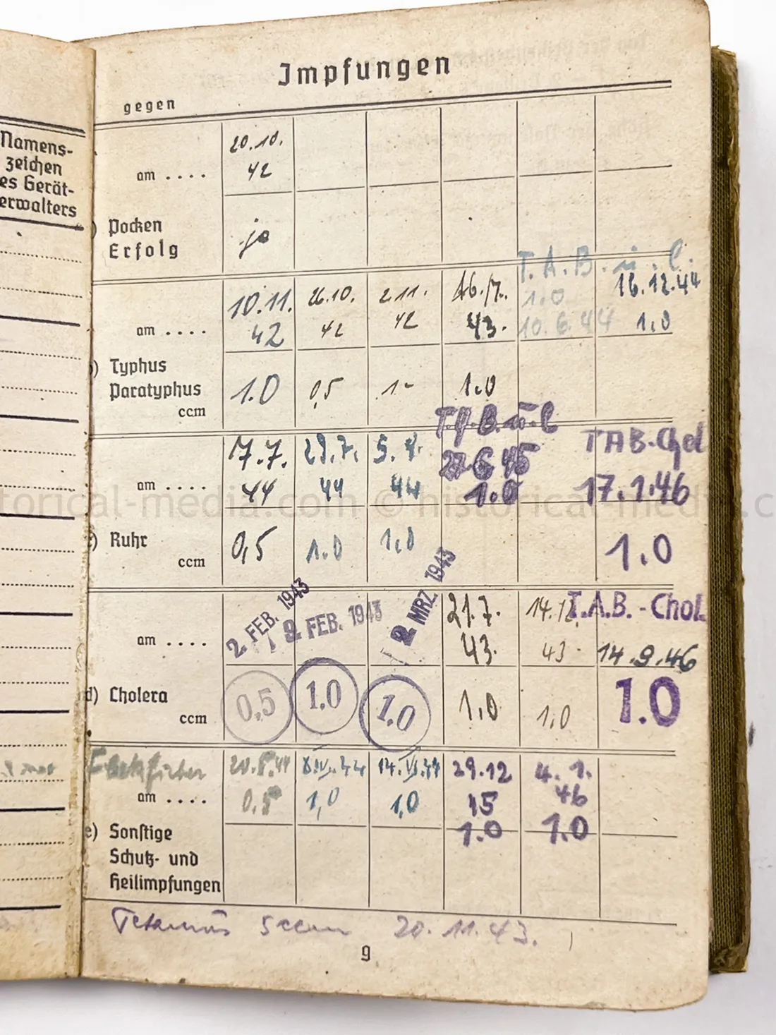 SOLDBUCH & ID TAG - STURMGESCHÜTZ ABTEILUNG 259