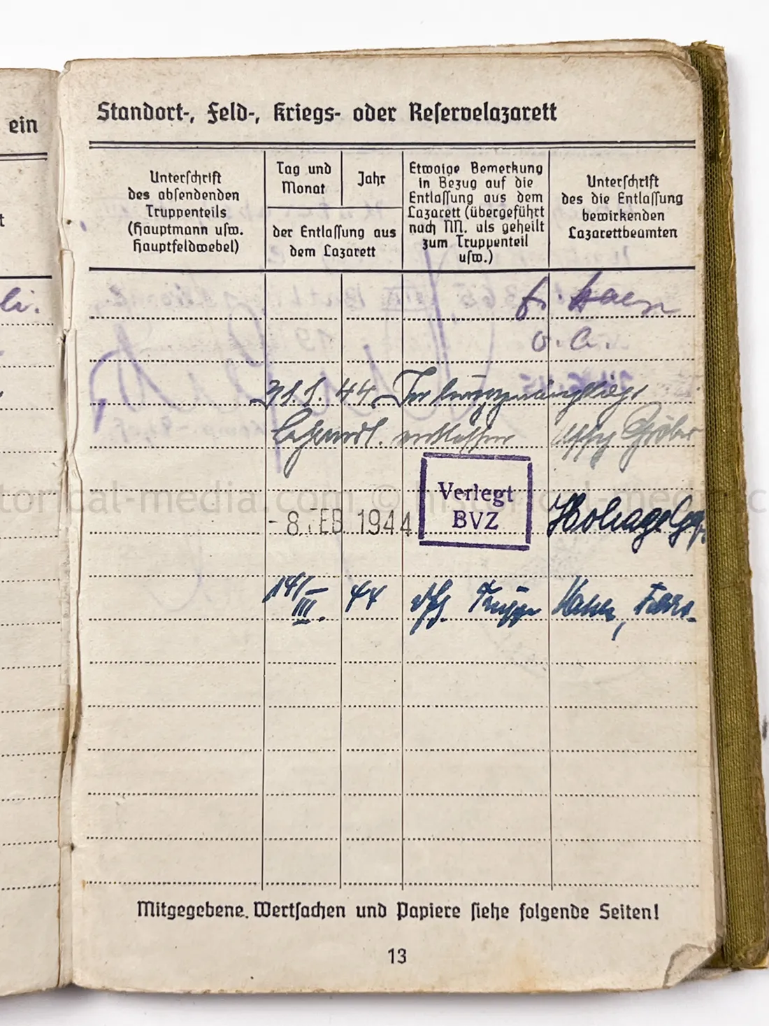 SOLDBUCH & ID TAG - STURMGESCHÜTZ ABTEILUNG 259