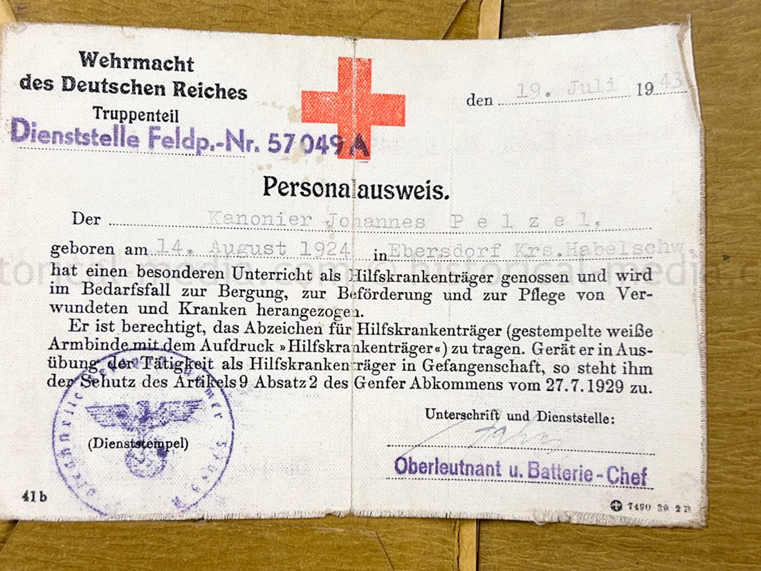 SOLDBUCH & ID TAG - STURMGESCHÜTZ ABTEILUNG 259