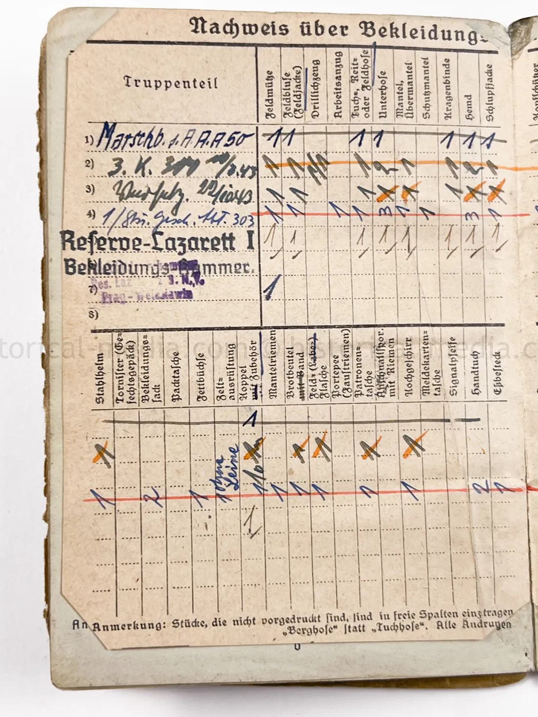 SOLDBUCH - STURMGESCHÜTZ ABTEILUNG 303 - FINLAND - FINNISCHE TAPFERKEITSMEDAILLE