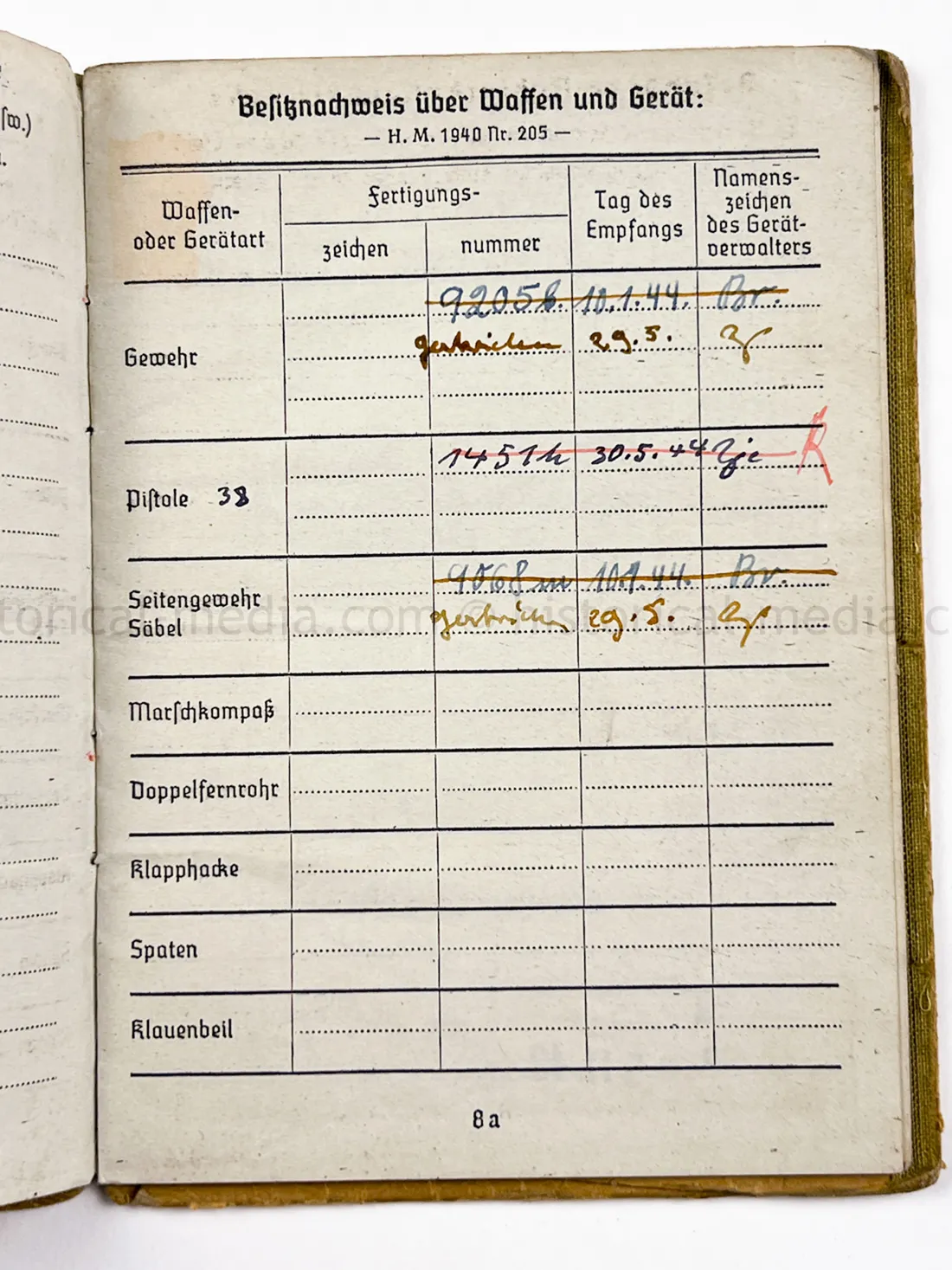 SOLDBUCH - STURMGESCHÜTZ ABTEILUNG 303 - FINLAND - FINNISCHE TAPFERKEITSMEDAILLE