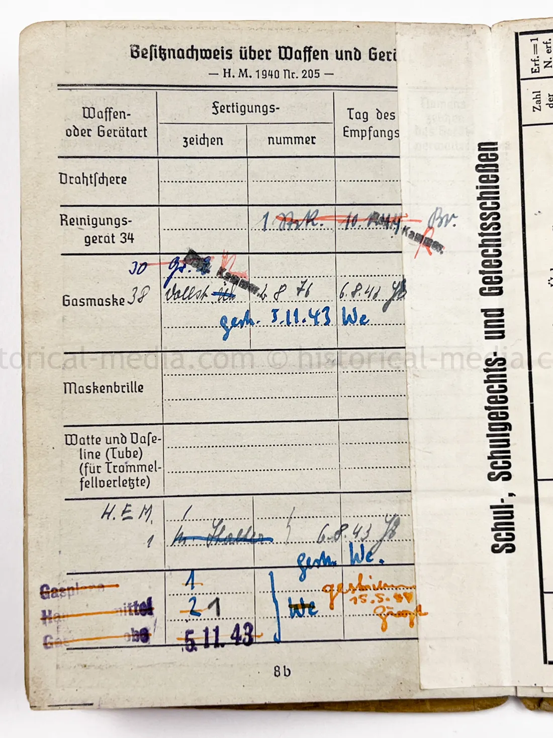 SOLDBUCH - STURMGESCHÜTZ ABTEILUNG 303 - FINLAND - FINNISCHE TAPFERKEITSMEDAILLE