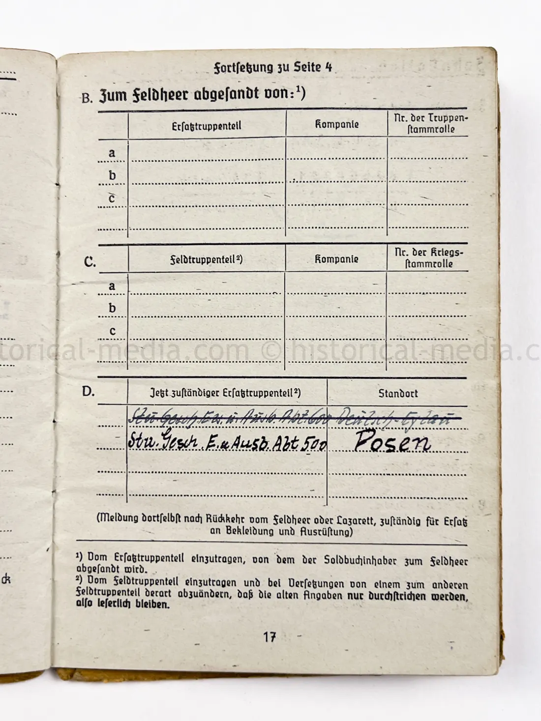 SOLDBUCH - STURMGESCHÜTZ ABTEILUNG 303 - FINLAND - FINNISCHE TAPFERKEITSMEDAILLE
