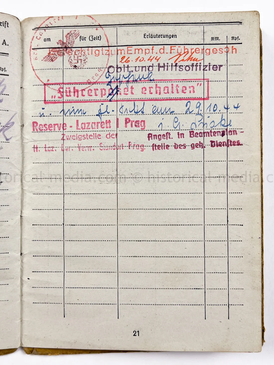 SOLDBUCH - STURMGESCHÜTZ ABTEILUNG 303 - FINLAND - FINNISCHE TAPFERKEITSMEDAILLE