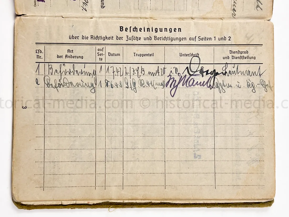 SOLDBUCH - 319 INFANTERIE DIVISION - CHANNEL ISLANDS - GUERNSEY
