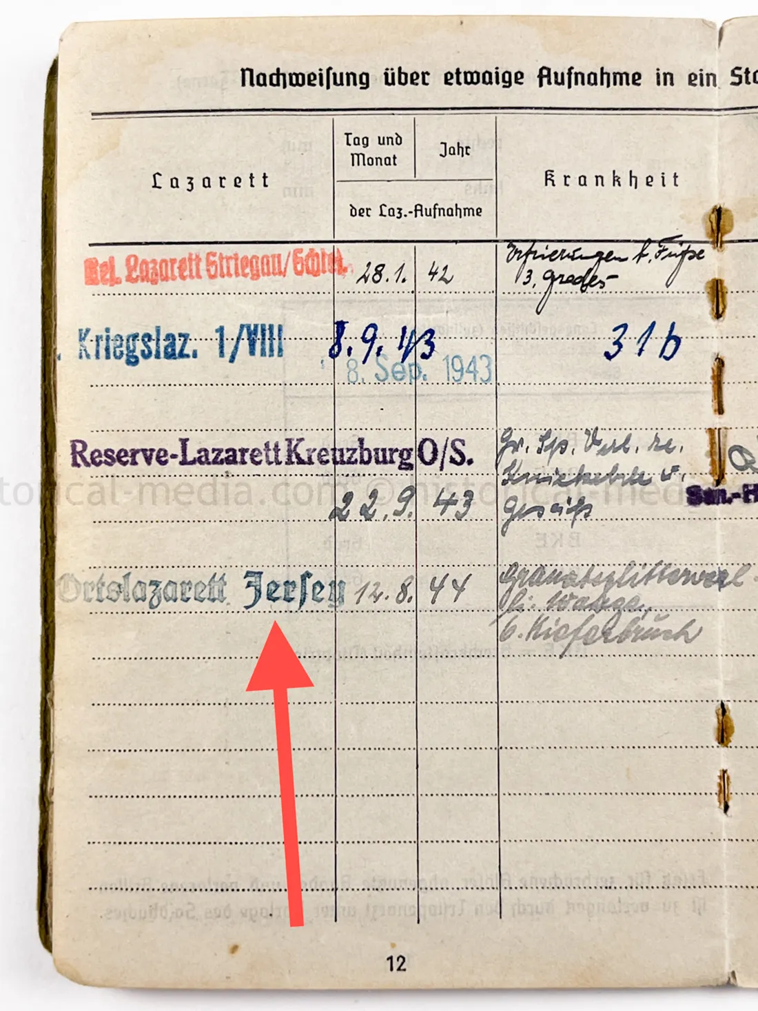 SOLDBUCH - 319 INFANTERIE DIVISION - CHANNEL ISLANDS - GUERNSEY