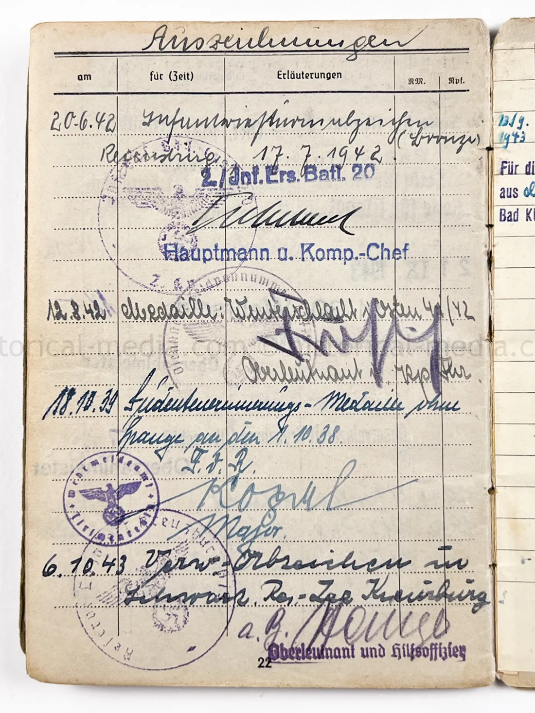SOLDBUCH - 319 INFANTERIE DIVISION - CHANNEL ISLANDS - GUERNSEY
