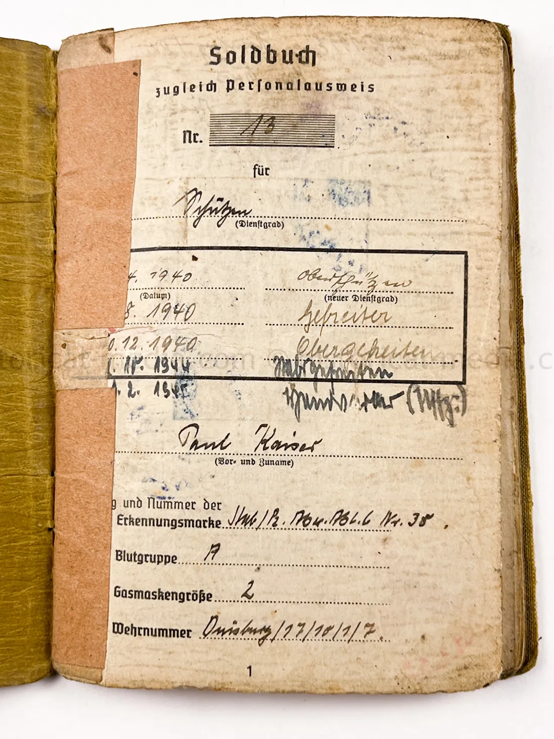 SOLDBUCH - PANZER JÄGER ABTEILUNG 106 - 106. INFANTERIE DIVISION