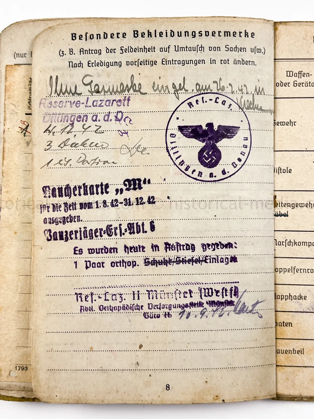 SOLDBUCH - PANZER JÄGER ABTEILUNG 106 - 106. INFANTERIE DIVISION