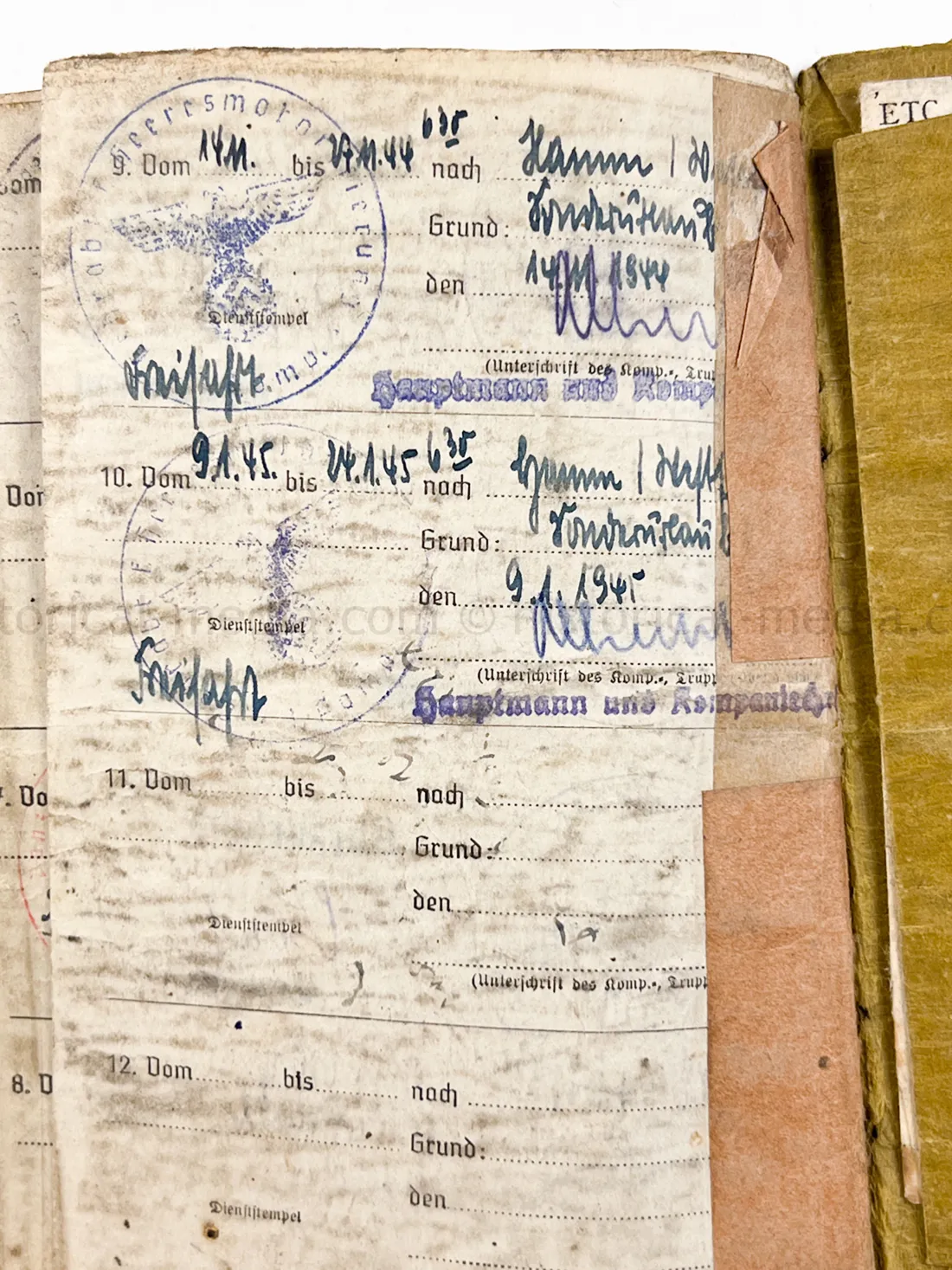 SOLDBUCH - PANZER JÄGER ABTEILUNG 106 - 106. INFANTERIE DIVISION