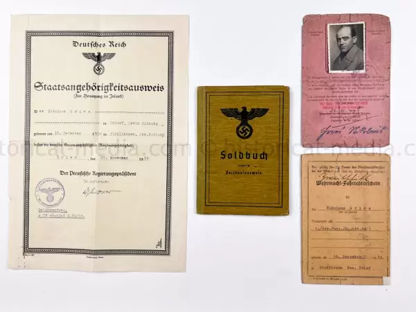 SOLDBUCH - NINE AWARDS - GEBIRGS PANZER JÄGER ABTEILUNG 44 + PANZERJÄGER ERSATZ ABTEILUNG 17 - JAGDTIGER