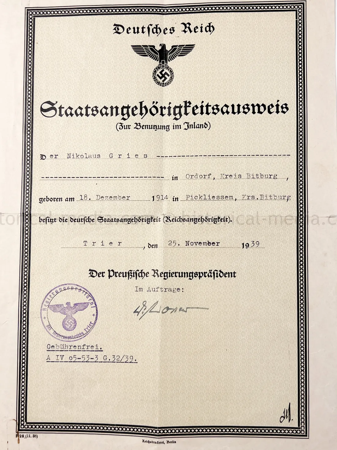 SOLDBUCH - NINE AWARDS - GEBIRGS PANZER JÄGER ABTEILUNG 44 + PANZERJÄGER ERSATZ ABTEILUNG 17 - JAGDTIGER