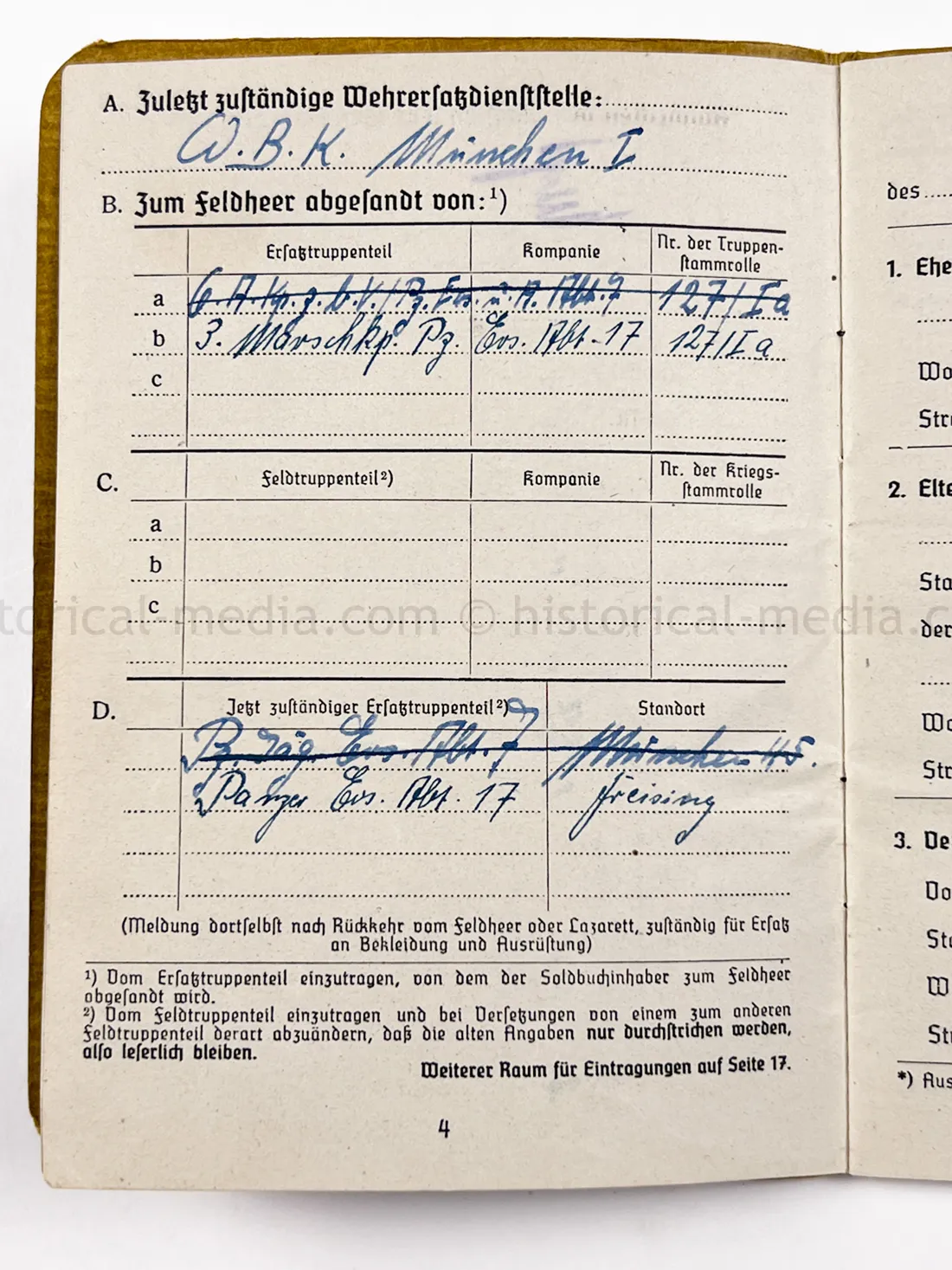 SOLDBUCH - NINE AWARDS - GEBIRGS PANZER JÄGER ABTEILUNG 44 + PANZERJÄGER ERSATZ ABTEILUNG 17 - JAGDTIGER