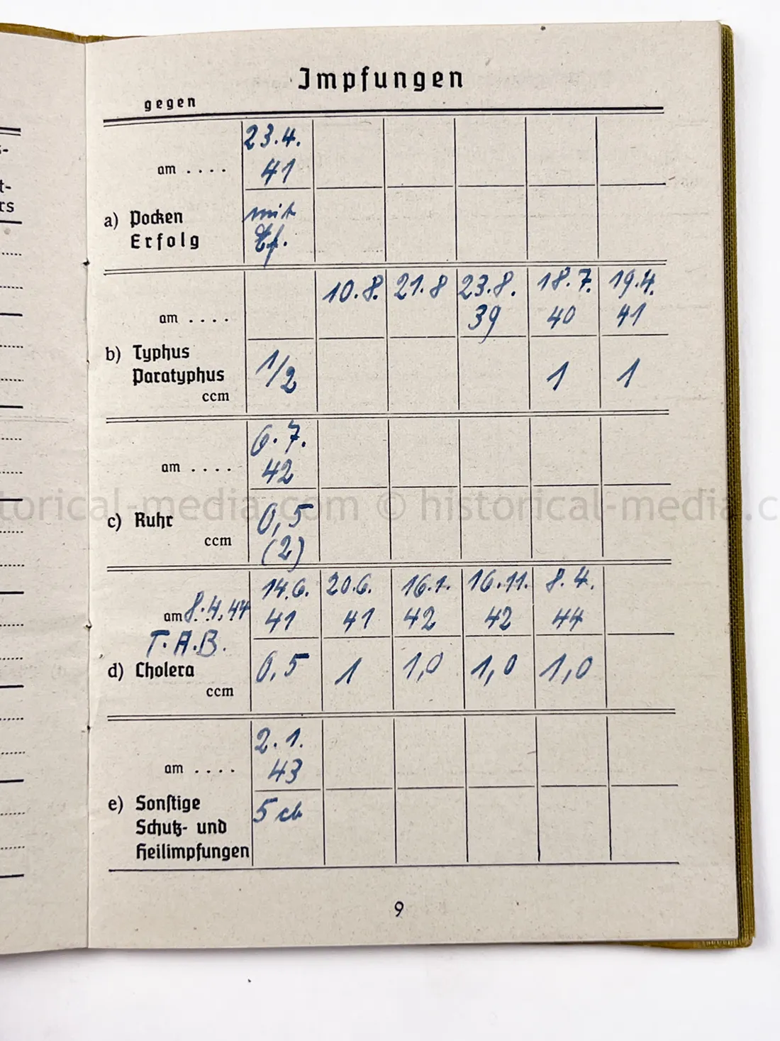SOLDBUCH - NINE AWARDS - GEBIRGS PANZER JÄGER ABTEILUNG 44 + PANZERJÄGER ERSATZ ABTEILUNG 17 - JAGDTIGER