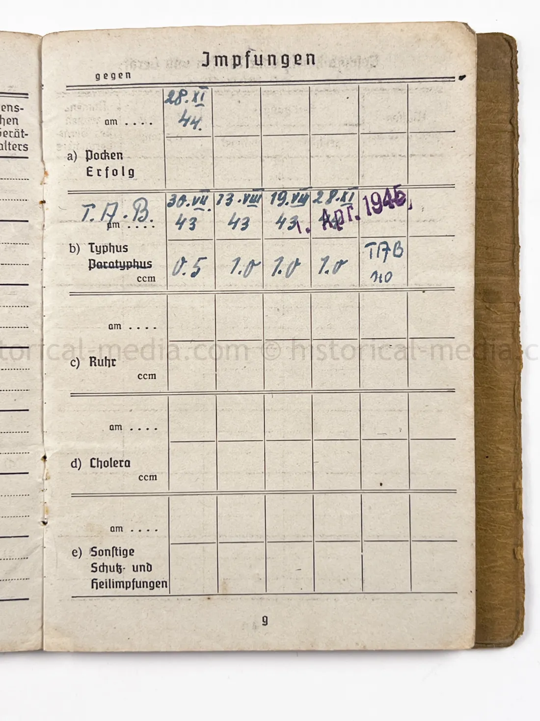 SOLDBUCH - STURMGSCHÜTZ ERS. u. AUSB. ABT. 300