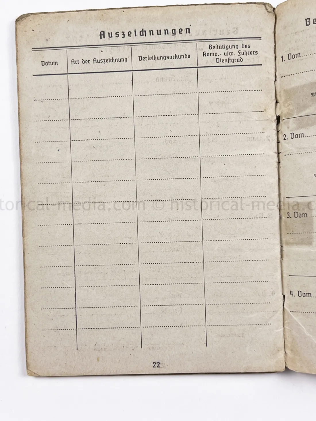 SOLDBUCH - STURMGSCHÜTZ ERS. u. AUSB. ABT. 300