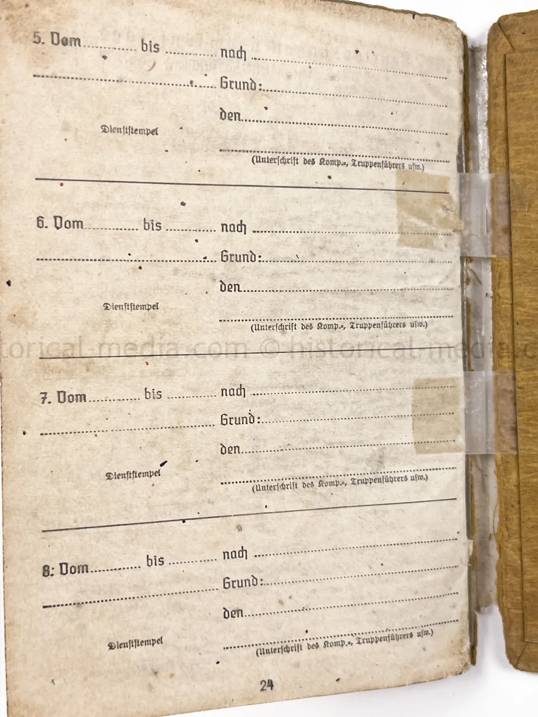 SOLDBUCH - STURMGSCHÜTZ ERS. u. AUSB. ABT. 300