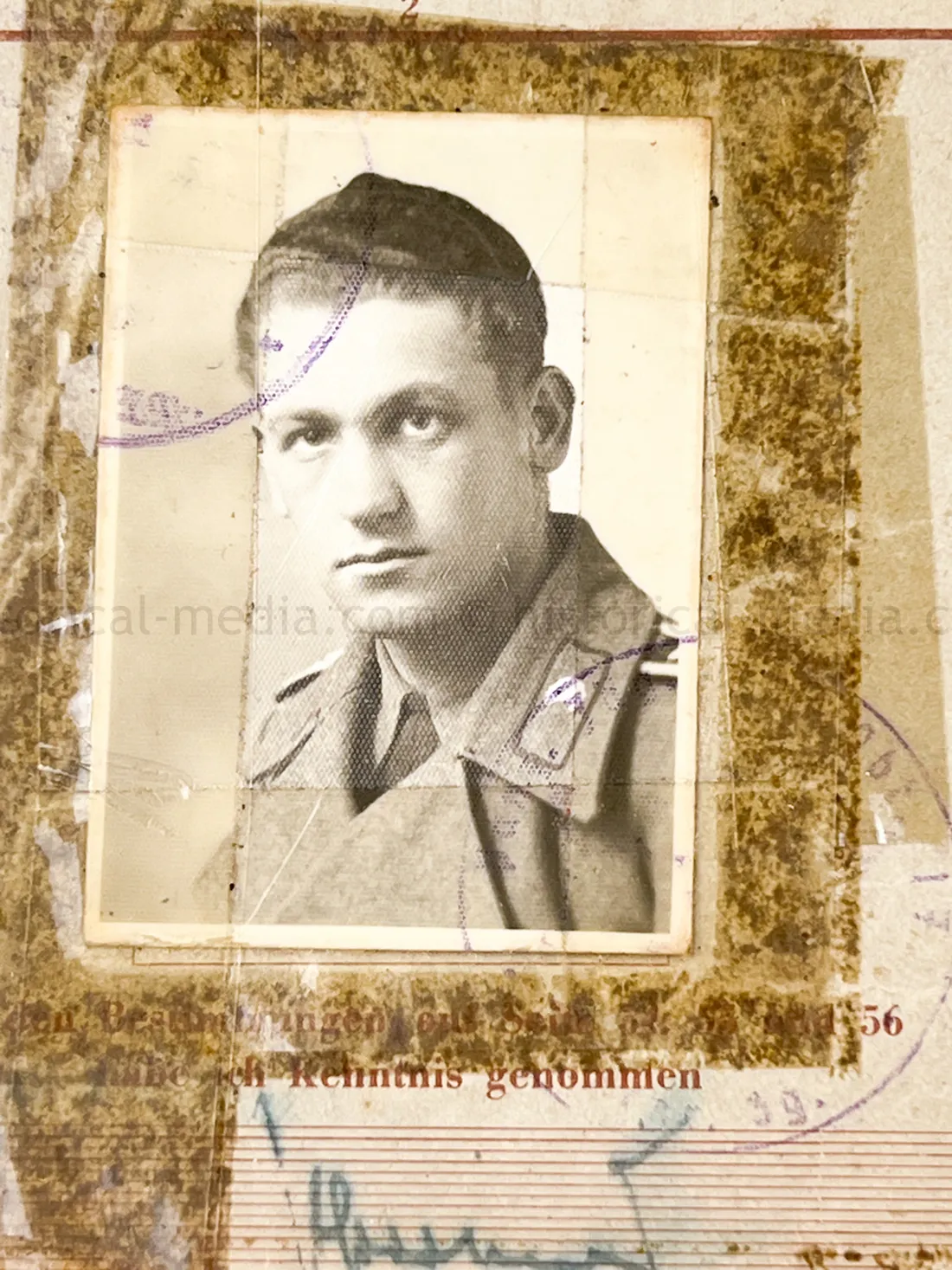 WEHRPASS - STURMGESCHÜTZ - OFFICER - GEBIRGS PANZERJÄGER ABTEILUNG 95 + PANZERJÄGER ERSATZ ABTEILUNG 17 - JAGDTIGER